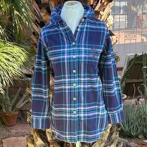 Soft Surroundings Plaid Flannel Shirt